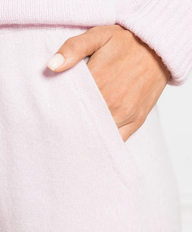 Allude Pink cashmere sweatpants