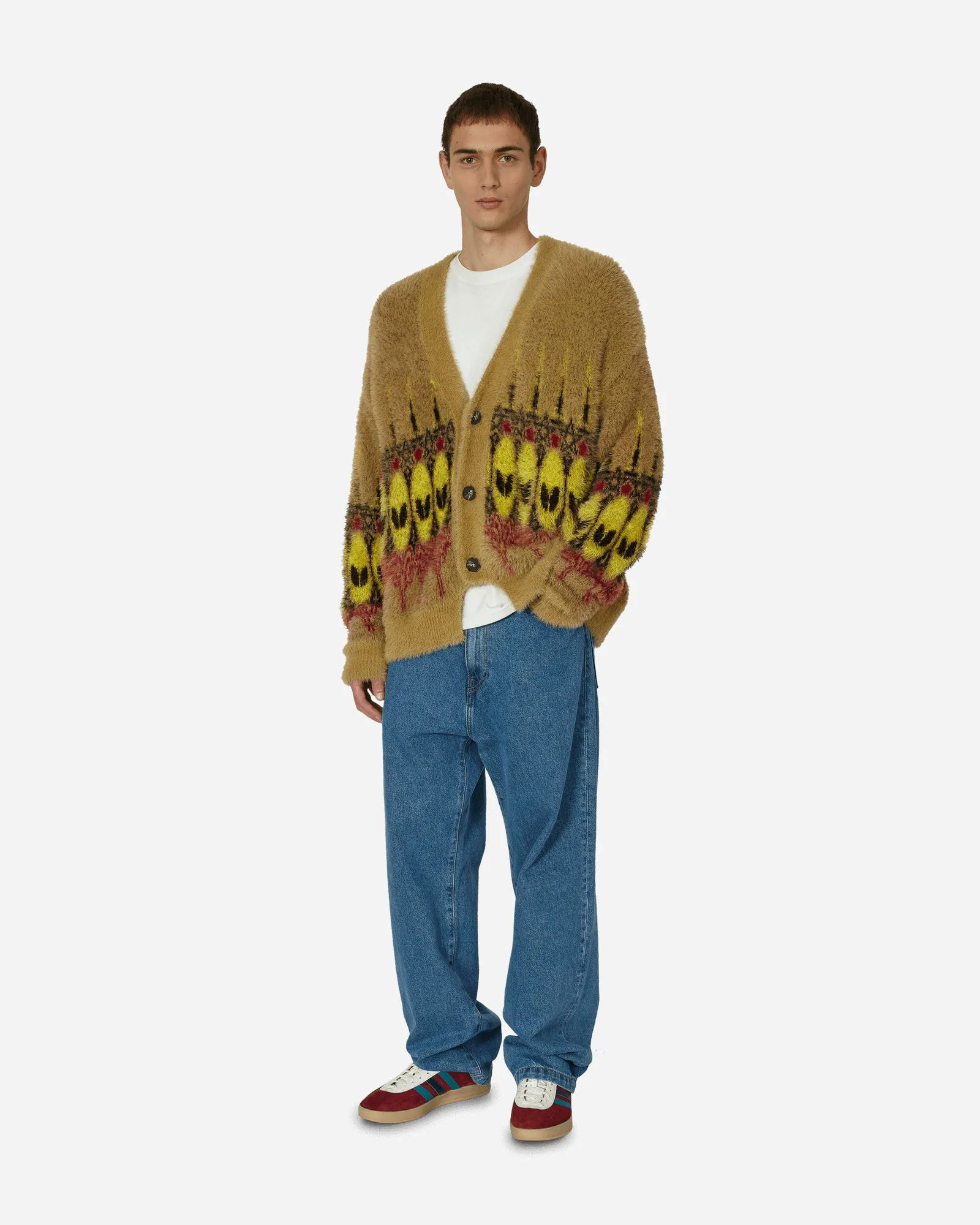 Aries Alien Fairisle Chenille Cardigan