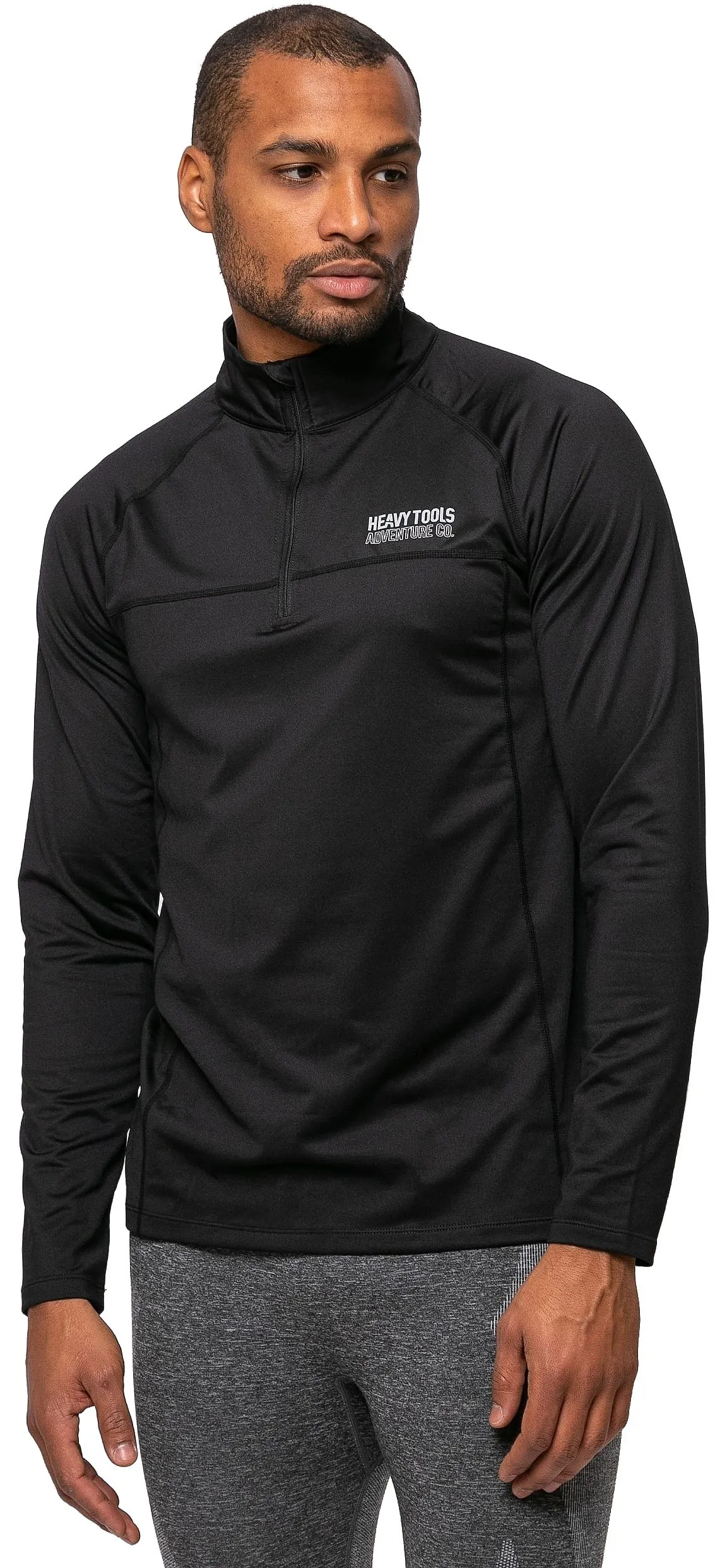 camisa Heavy Tools Acord 21 LS - Black - men´s