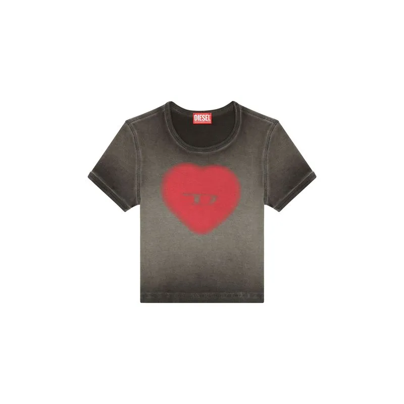 Camiseta Manga Corta Para Mujer T-Ele Diesel