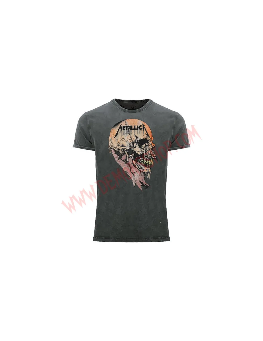 Camiseta MC Metallica (lavada a la piedra)