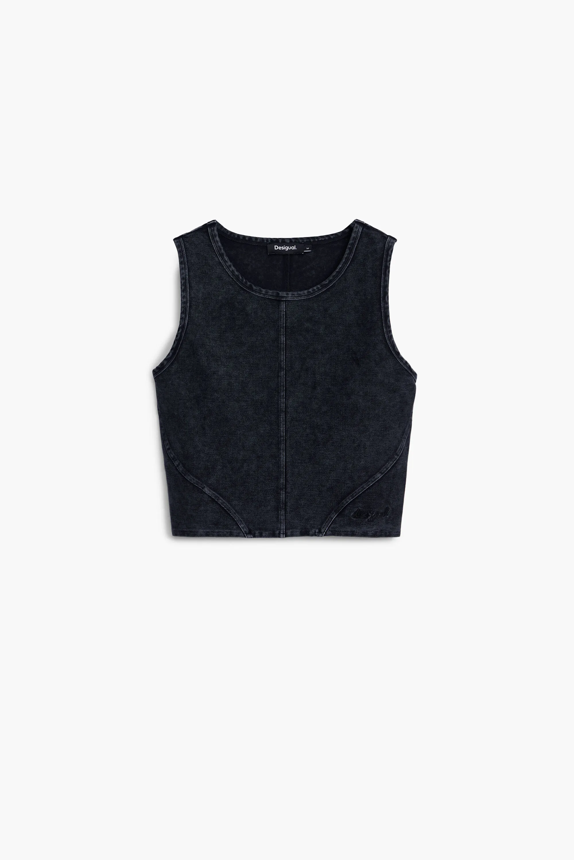 Camiseta punto efecto lavado
