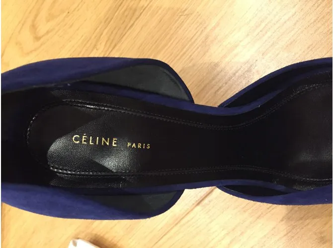 Céline Heel Azul marino 