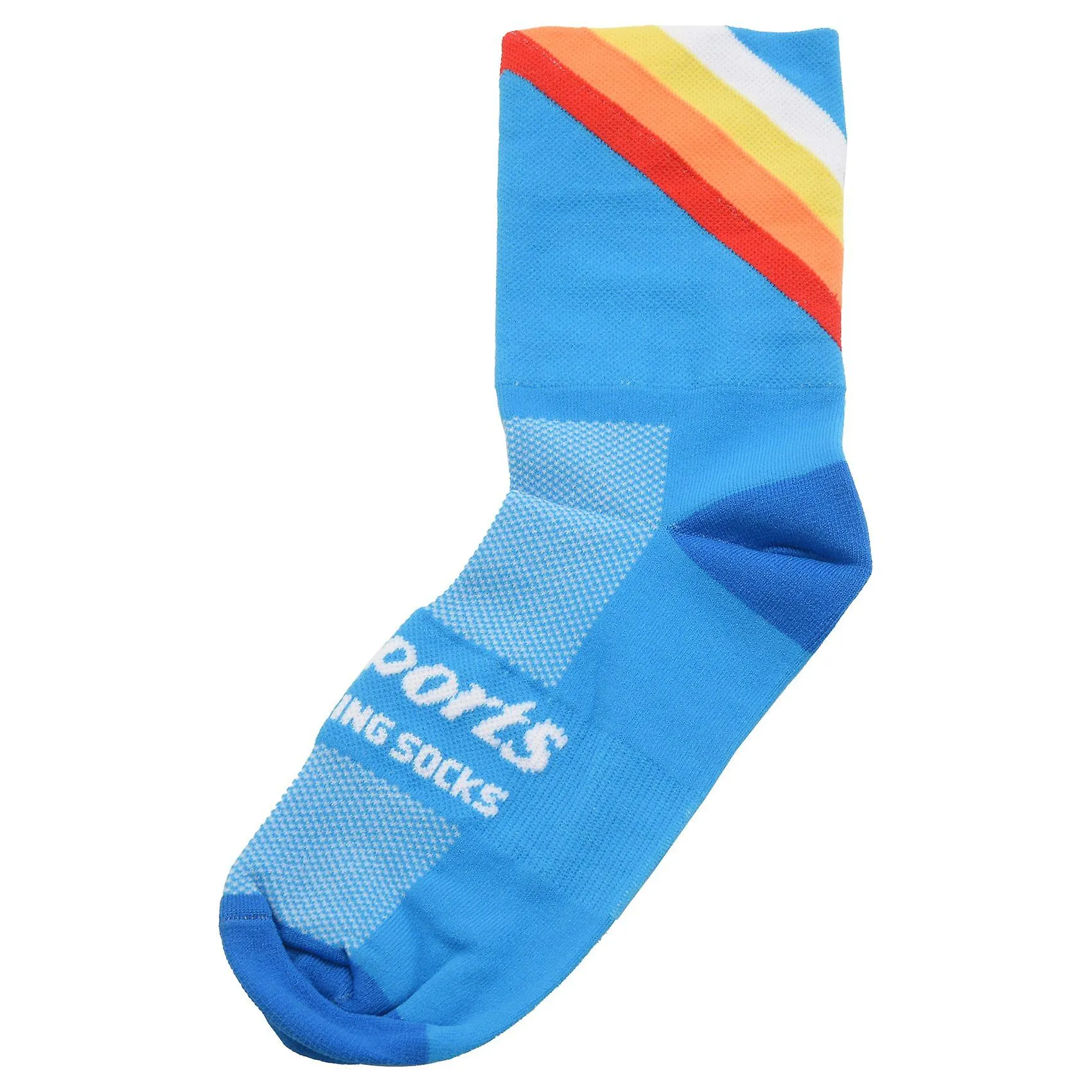 Dh Sports Pro Sports Socks Windproof Tall Cycling Socks Blue