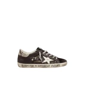 Golden Goose - Snake Heel Glitter