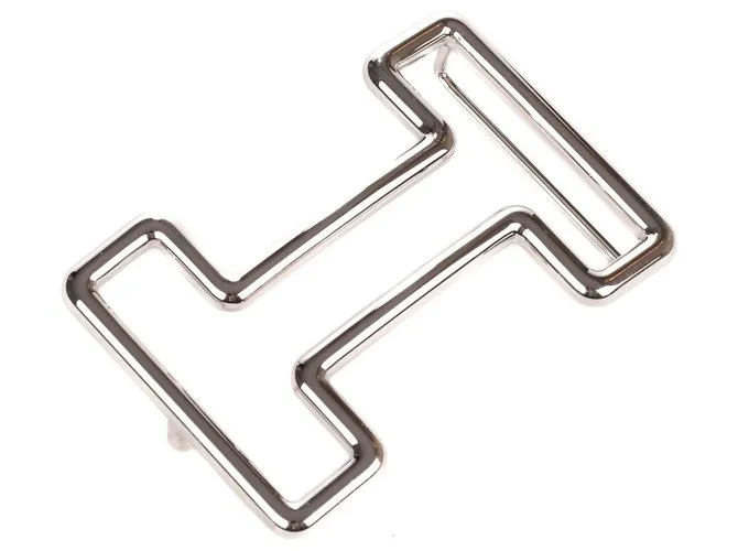 Hermès Cinturones Plata 