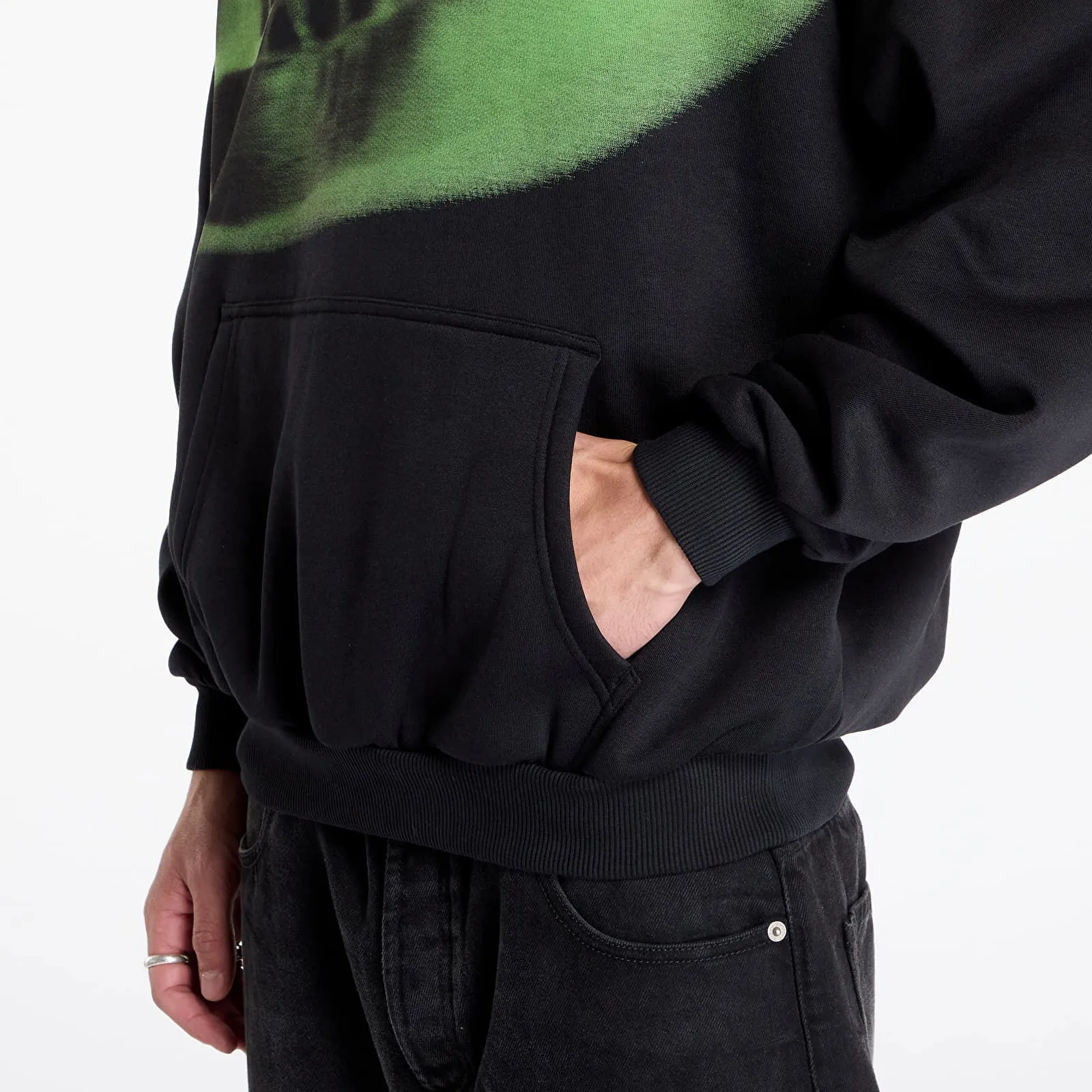 Karl Kani Sweatshirt Retro Kani Grillz OS Hoodie Black/ Green S