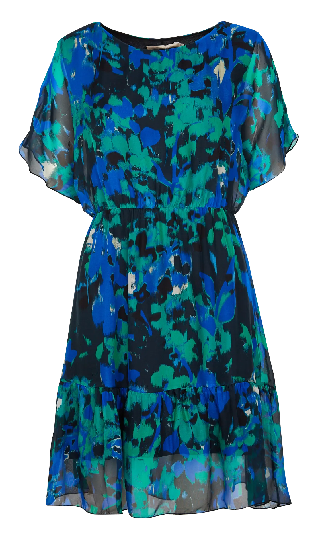 LA FEE MARABOUTEE Chaqueta estampada vaporosa en multicolor