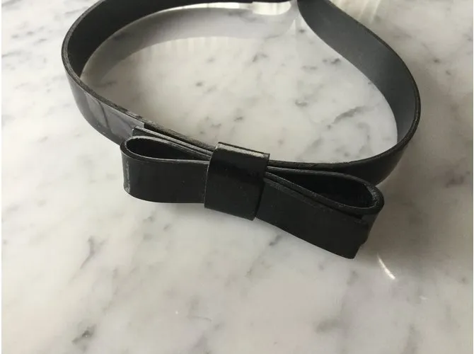 Lanvin Cinturones Negro 