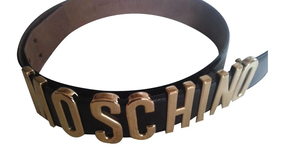 Moschino Cinturones Negro 
