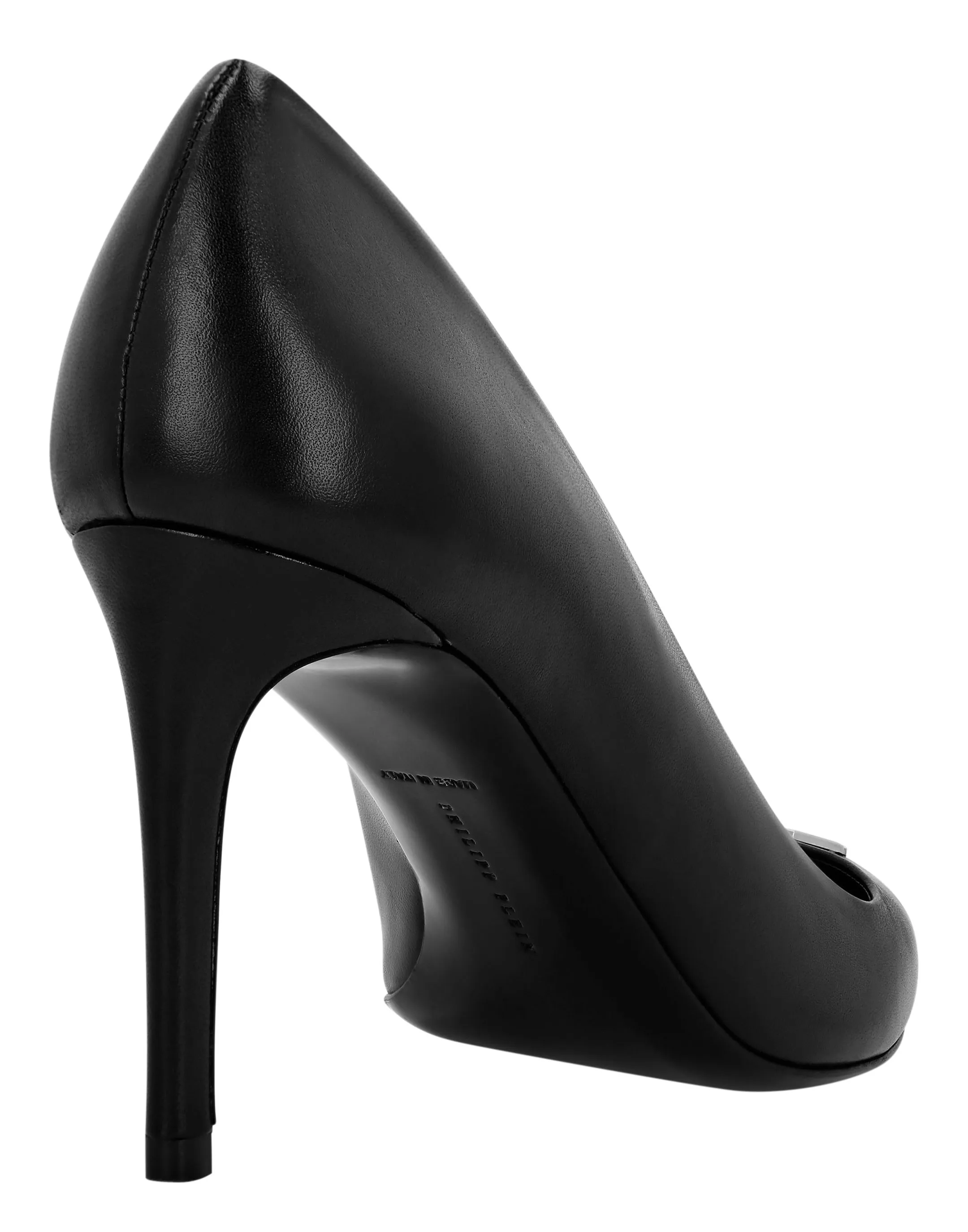 Nappa Mid Plein Heel Decollete Hexagon