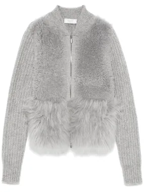 PESERICO SIGN SHEARLING CARDIGAN