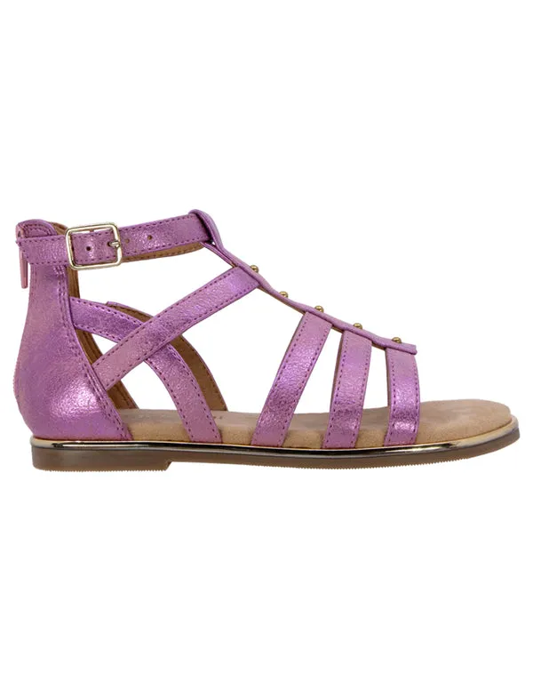 Sandalias Rosa Para Niña Romanas Hebilla Georgie Boy